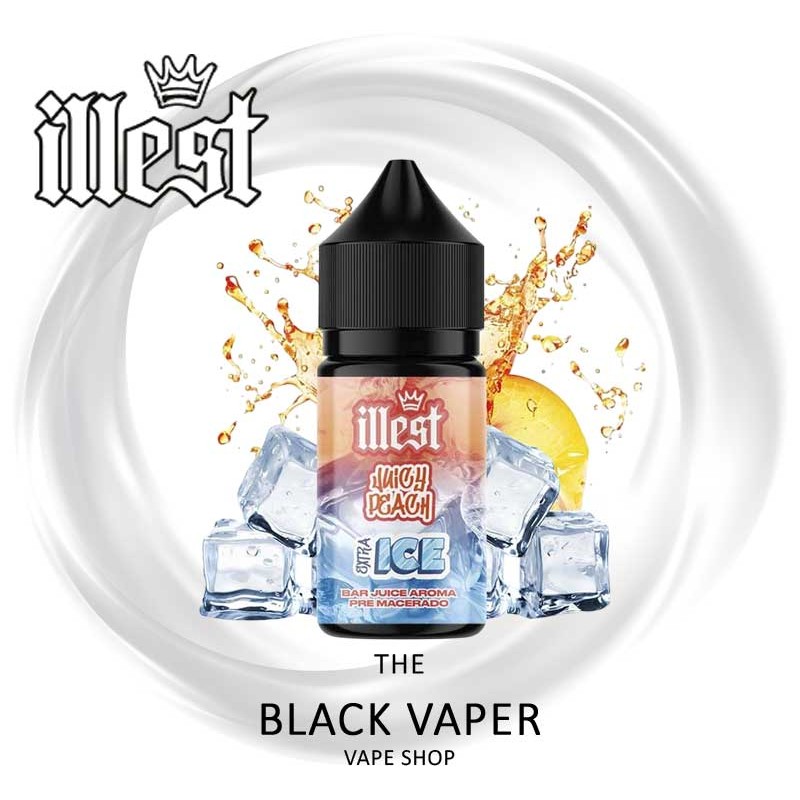 Compra Aroma Juicy Peach Ice 5ml/30 (MiniLongfill) de Illest con sabor a melocotón, hielo.