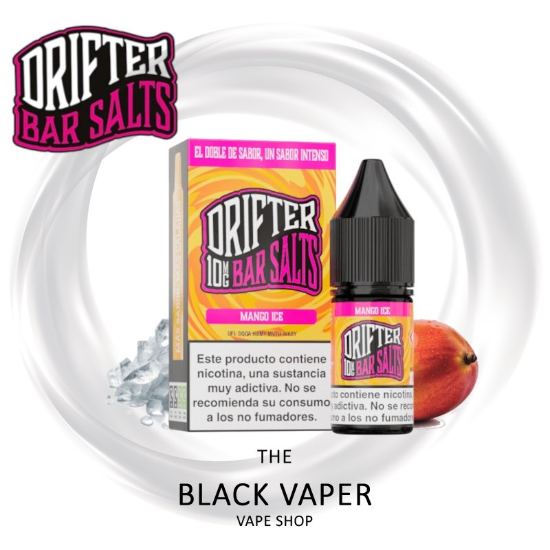 Juice Sauz Drifter Bar Salts Mango Ice 10ml sales de nicotina mango tropical con hielo para pod