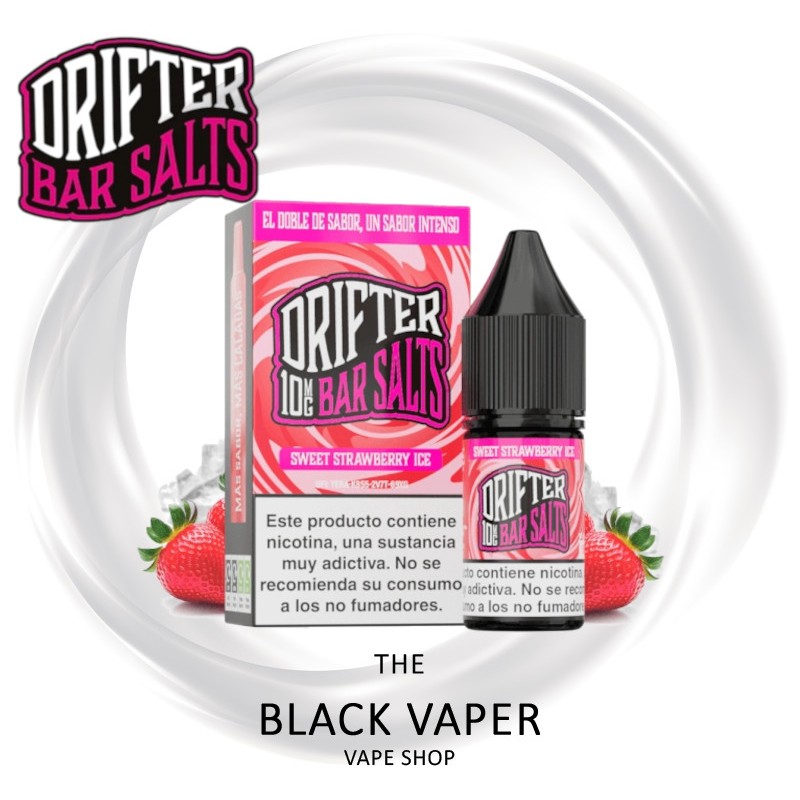 Juice Sauz Drifter Bar Salts Sweet Strawberry Ice 10ml sales de nicotina fresa dulce con frescor para pod