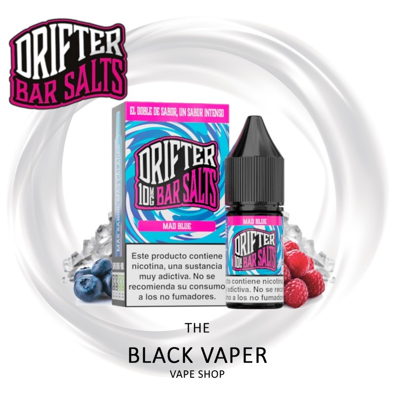 Juice Sauz Drifter Bar Salts Mad Blue 10ml sales de nicotina arándano frambuesa con frescor para pod