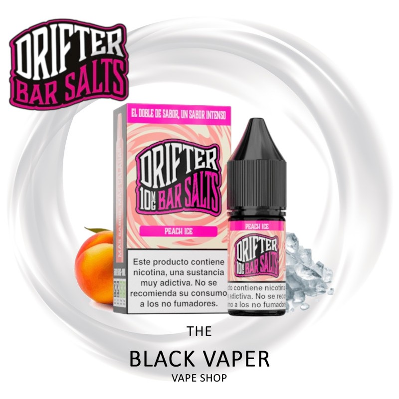 Juice Sauz Drifter Bar Salts Peach Ice 10ml sales de nicotina melocotón con frescor para pod