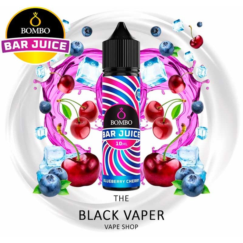 Blueberry Cherry 10ml 60ml Longfill Bombo Bar Juice sabor arándanos dulces y cerezas maduras