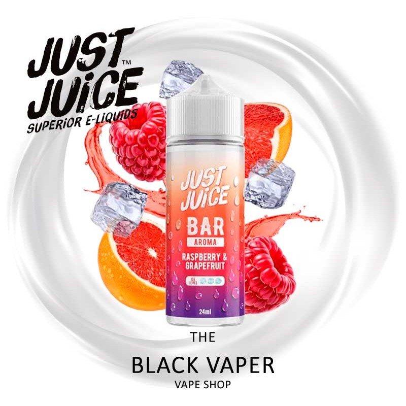 Aroma Raspberry Grapefruit 24ml 120ml Just Juice Bar sabor pomelo frambuesa e hielo