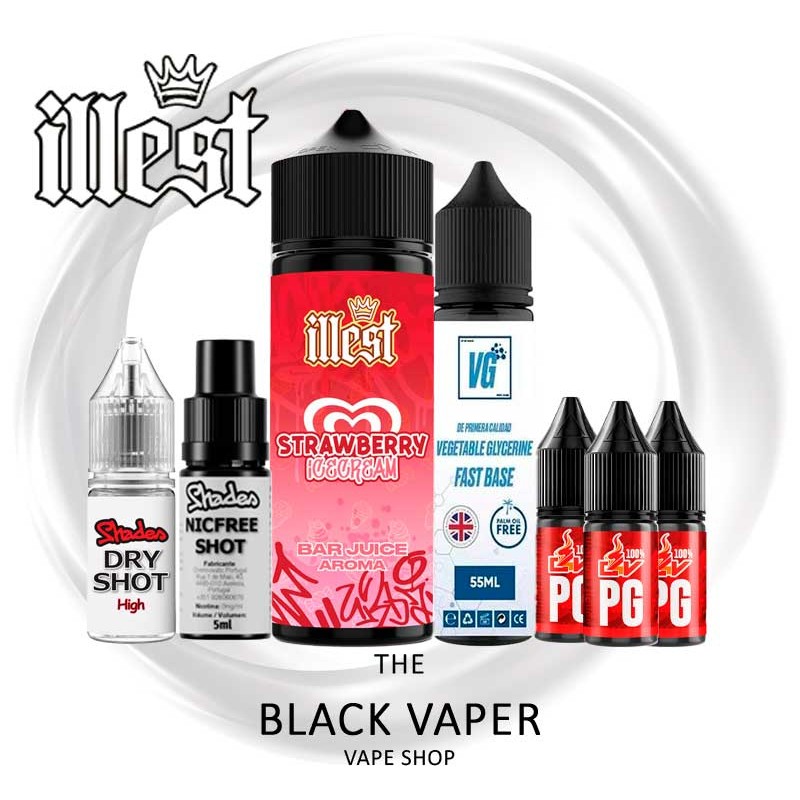 Pack Strawberry Ice Cream 30/120ml Longfill Illest Salts