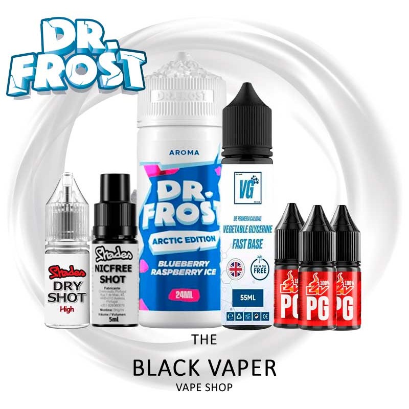 Pack Blueberry Raspberry Ice 24/120ml Dr Frost | Longfill
