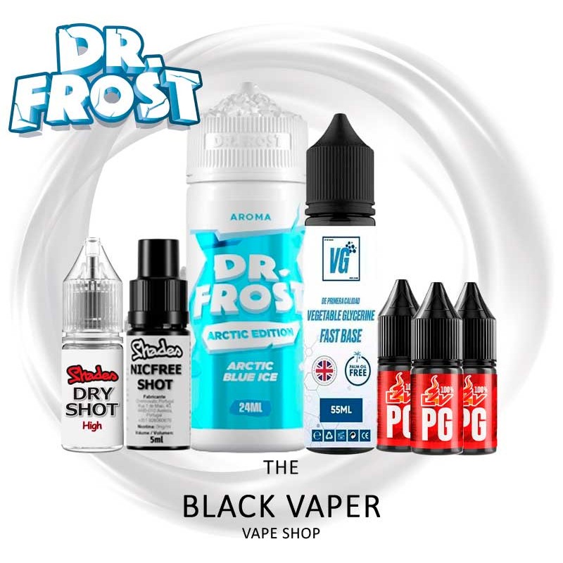Pack Arctic Blue Ice 24/120ml Dr Frost sabor arándanos maduros con hielo intenso