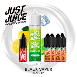 Pack Lemon Lime 12/60ml Just Juice Bar sabor limón lima cítrico refrescante