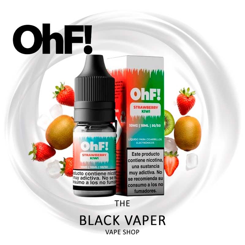OhF! Salts Ice Strawberry Kiwi 10ml sales de nicotina sabor fresa, kiwi y hielo para pod