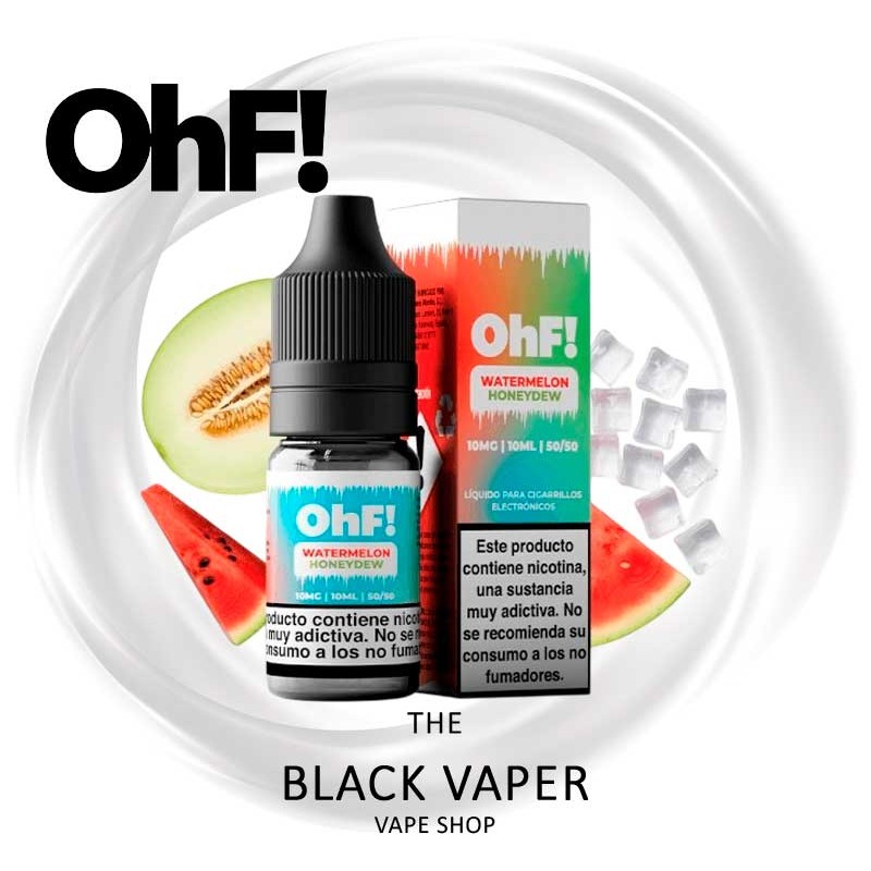OhF! Salts Ice Watermelon Honeydew 10ml sales de nicotina sabor sandía, melón honeydew y hielo para pod