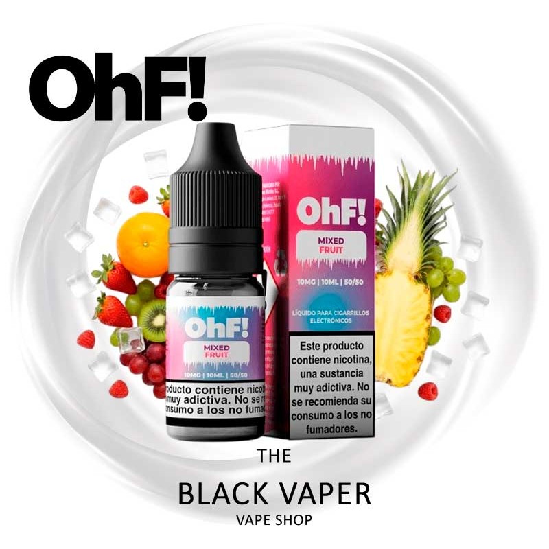 OhF! Salts Ice Mixed Fruit 10ml sales de nicotina sabor frutas mixtas y hielo para pod