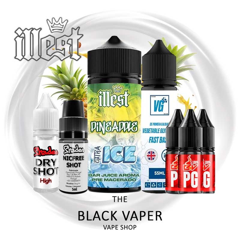 Pack Pineapple Extra Ice 30/120ml Longfill Illest Salts