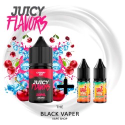 Pack Longfill Cherry Ice Juicy Flavors Salts con sabor a cerezas maduras y refrescante