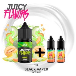 Pack Triple Melon Juicy Flavors con intenso sabor a melón dulce. Ideal para dispositivos pod.