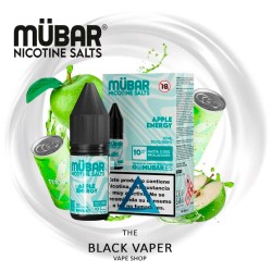 Apple Energy 10ml Mübar Salts sales de nicotina bebida energética y manzana verde para pod