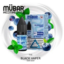 Blueberry Mint 10ml Mübar Salts sales de nicotina arándano y menta para pod