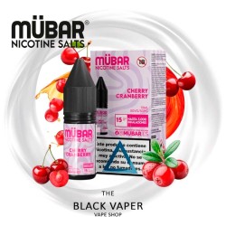 Cherry Cranberry 10ml Mübar Salts sales de nicotina cereza y arándano rojo para pod