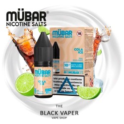 Cola Ice 10ml Mübar Salts sales de nicotina refresco de cola, lima y hielo para pod