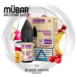 Dragonfruit Banana Cherry 10ml Mübar Salts sales de nicotina pitaya, plátano y cereza para pod