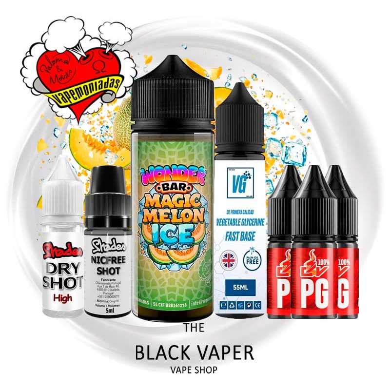 Pack Magic Melon Ice 30/120ml Longfill Wonder Bar Sales de Nicotina