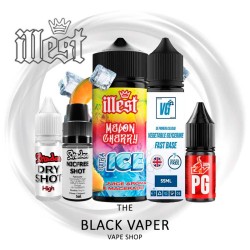 Pack Melon Cherry Extra Ice 20/120ml Illest Salts con melón, cereza y extra ice