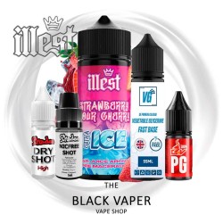 Pack Strawberry Sour Cherry Extra Ice 20/120ml Illest Salts con fresa, cereza ácida y extra ice