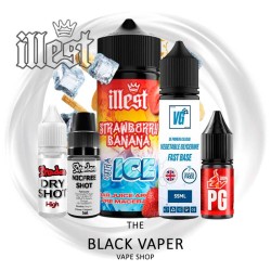Pack Strawberry Banana Extra Ice 20/120ml Illest Salts con fresa, plátano y extra ice