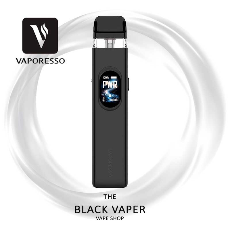 Vaporesso XROS 6 Pod Kit 1800mAh 30W con pantalla TFT color Cosmic Black.