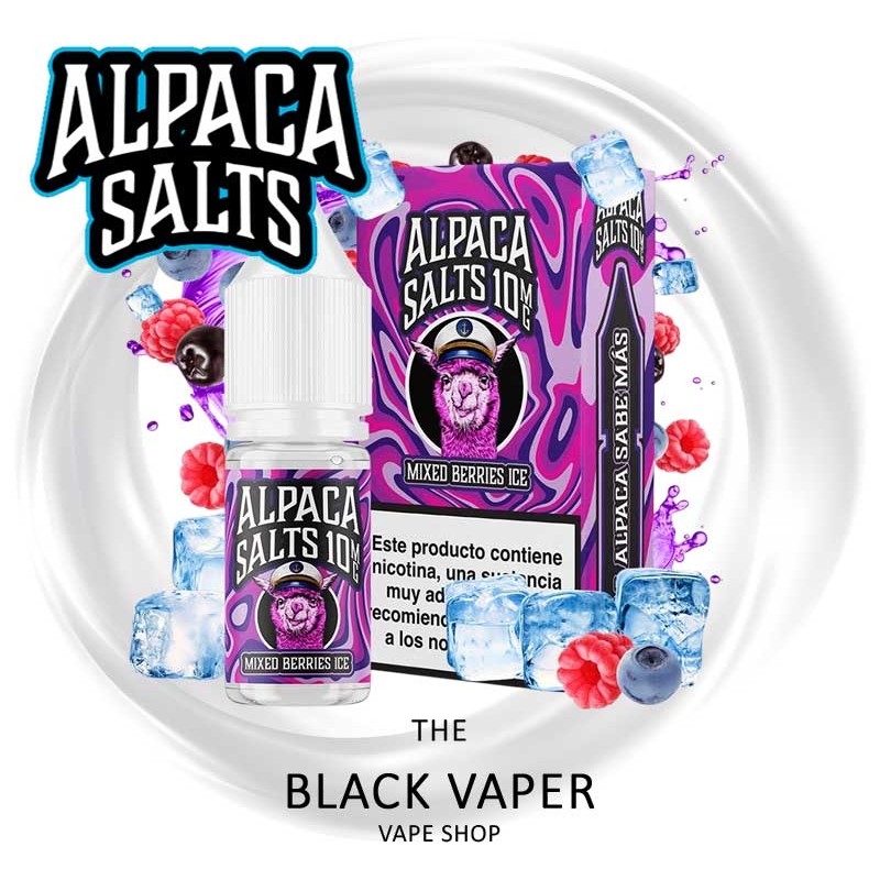 Mixed Berries Ice Alpaca Salts - Sales de Nicotina de Frutas del Bosque y Hielo