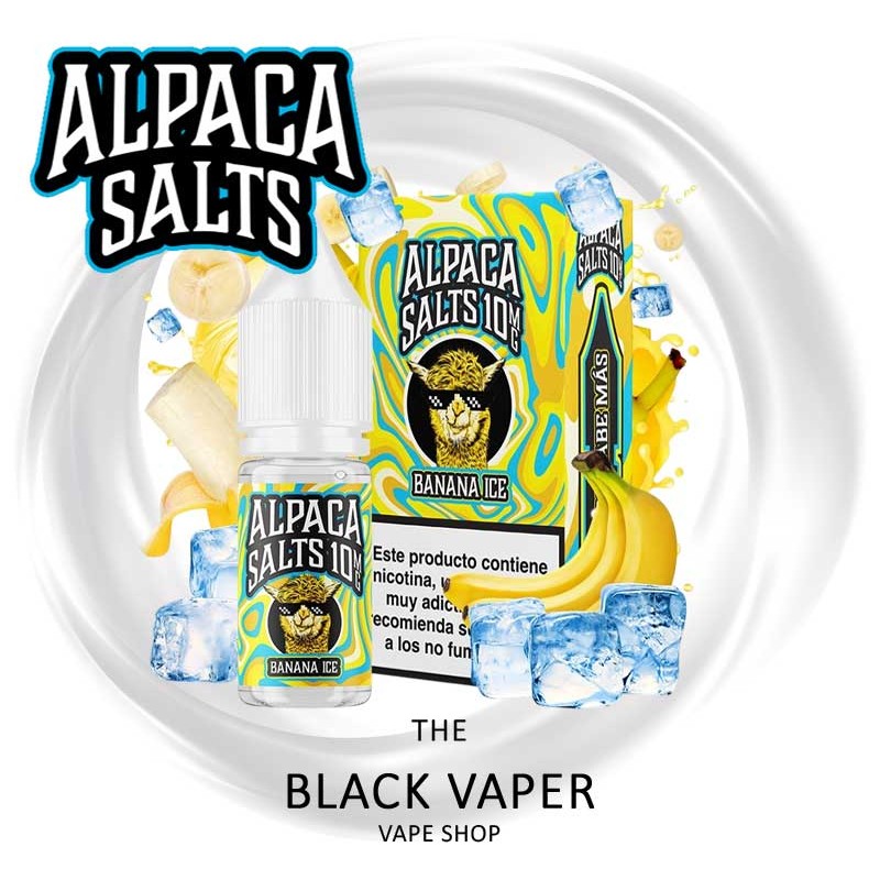 Banana Ice Alpaca Salts - Sales de Nicotina de Plátano Cremoso y Hielo