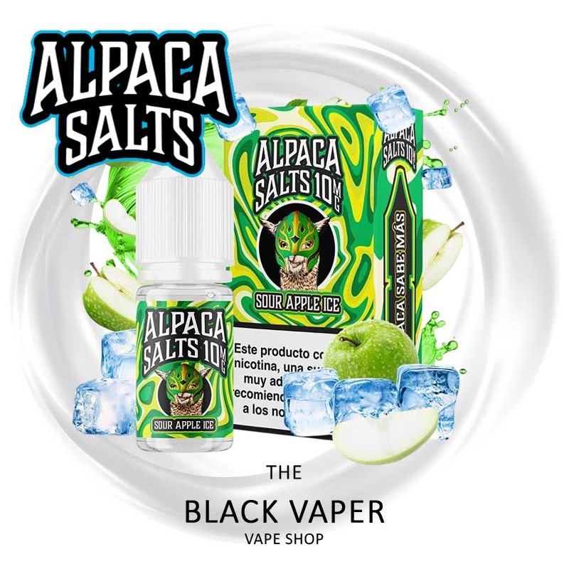 Sour Apple Ice Alpaca Salts - Sales de Nicotina de Manzana Verde Ácida y Hielo
