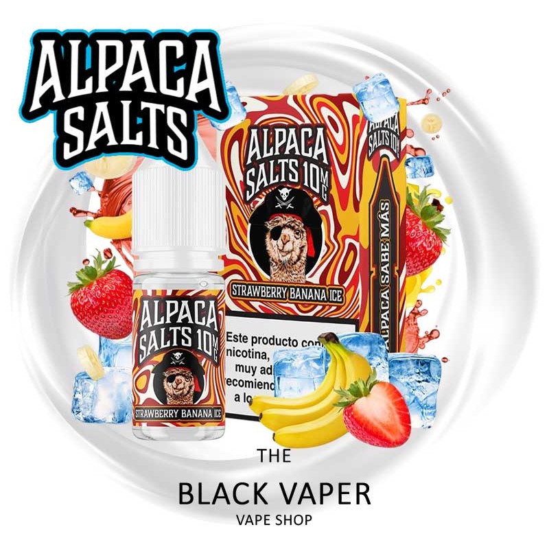 Strawberry Banana Ice Alpaca Salts - Sales de Nicotina de Fresa, Plátano y Hielo