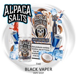 White Coco Bull Ice Alpaca Salts - Sales de Nicotina de Coco Blanco, Bebida Energética y Hielo