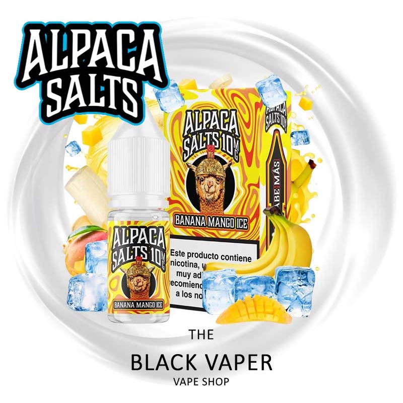 Banana Mango Ice Alpaca Salts - Sales de Nicotina de Plátano, Mango y Hielo