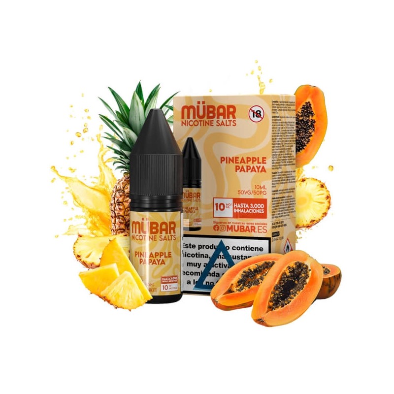 Pineapple Papaya Mübar Salts - Sales de Nicotina de Piña y Papaya