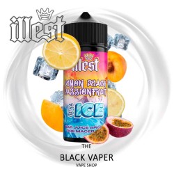 Aroma Lemon Peach Passionfruit Extra Ice 20ml/120ml Illest - Limón, melocotón, fruta de la pasión y hielo