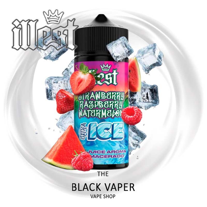 Aroma Strawberry Raspberry Watermelon Extra Ice 20ml/120ml Illest - Fresa, frambuesa y sandía