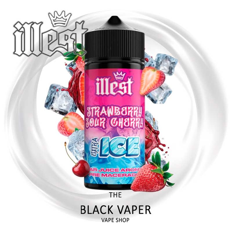 Aroma Strawberry Sour Cherry Extra Ice 20ml/120ml Illest - Fresa y cereza ácida