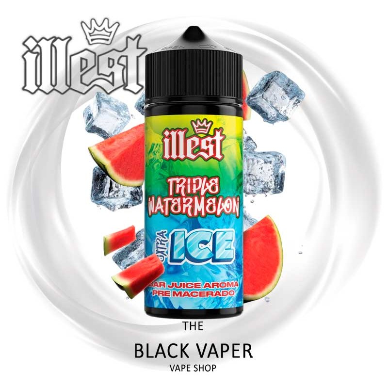 Aroma Triple Watermelon Extra Ice 20ml/120ml Illest - Sandía y Extra Ice