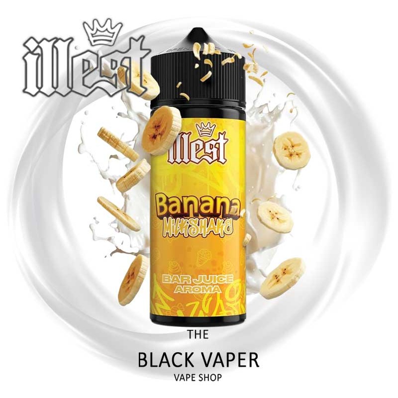 Aroma Banana Milkshake 30ml/120ml Illest - Batido de plátano cremoso