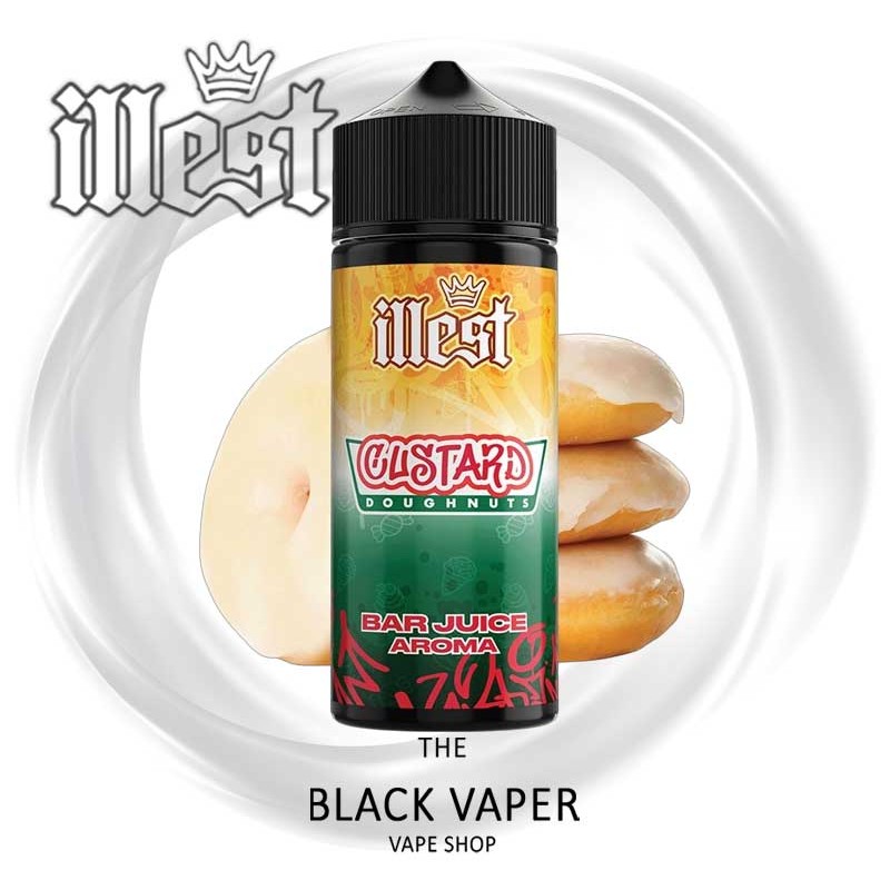 Aroma Custard Donut 30ml/120ml Longfill Illest - Donut, crema pastelera y vainilla