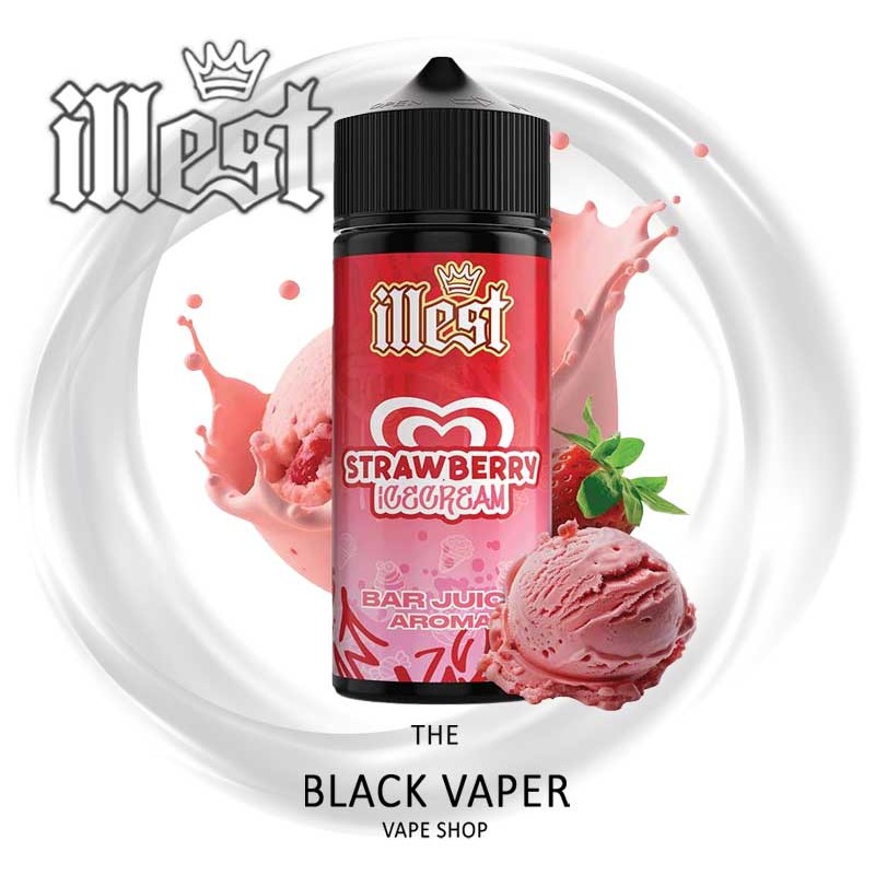 Aroma Strawberry Ice Cream 30ml/120ml Illest - Helado de fresa