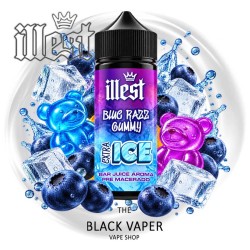 Aroma Blue Razz Gummy Ice 30ml/120ml Illest - Gominolas de frambuesa azul con efecto helado