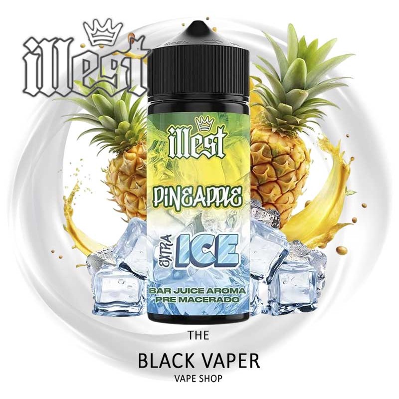 Aroma Pineapple Extra Ice 30ml/120ml Illest - Piña tropical con efecto helado