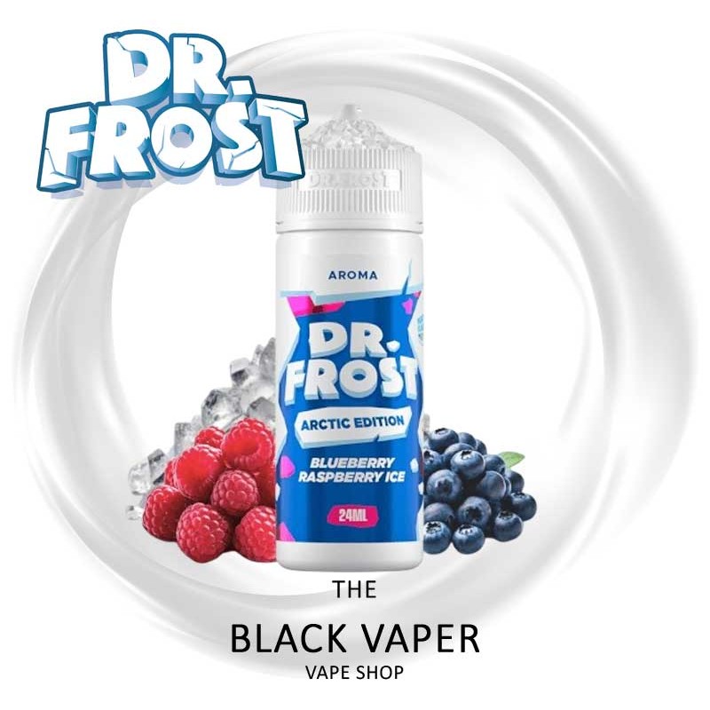 Aroma Blueberry Raspberry Ice 24ml/120ml Dr Frost - Arándano, frambuesa y hielo